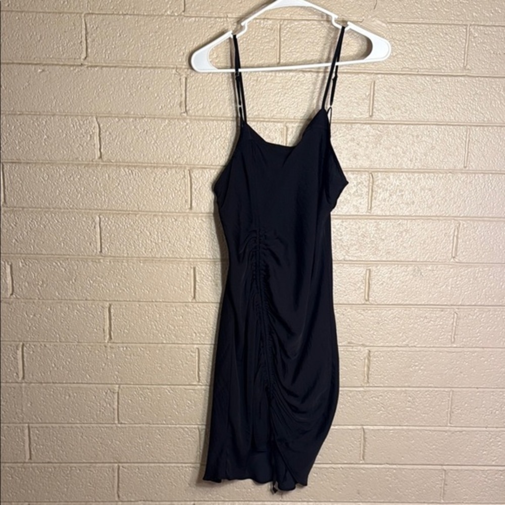 Free People Black Spaghetti Strap Slip Dress
